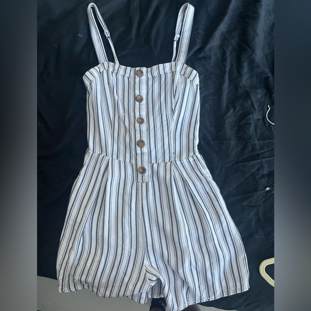 Striped romper